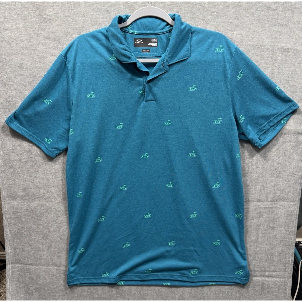 Oakley Hydronic Polo Shirt Men's  XL Golf Performance Green